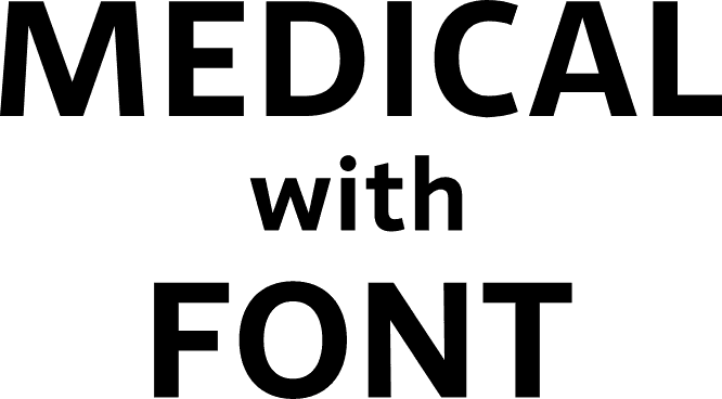 medical with font